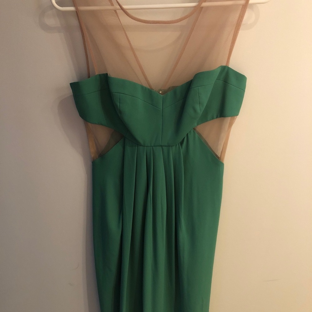 NWOT BCBG Green Cocktail Dress- XS